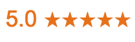 Read all of our Google 5 Star reviews by clicking on the 5 Star icon below